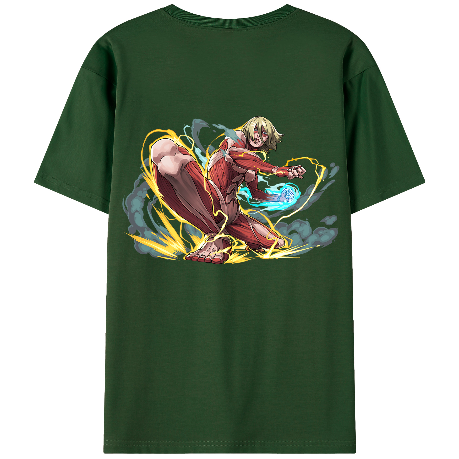 （画像用） 進撃の巨人 Attack on Titan 綿100％半袖Tシャツ（背面プリント）